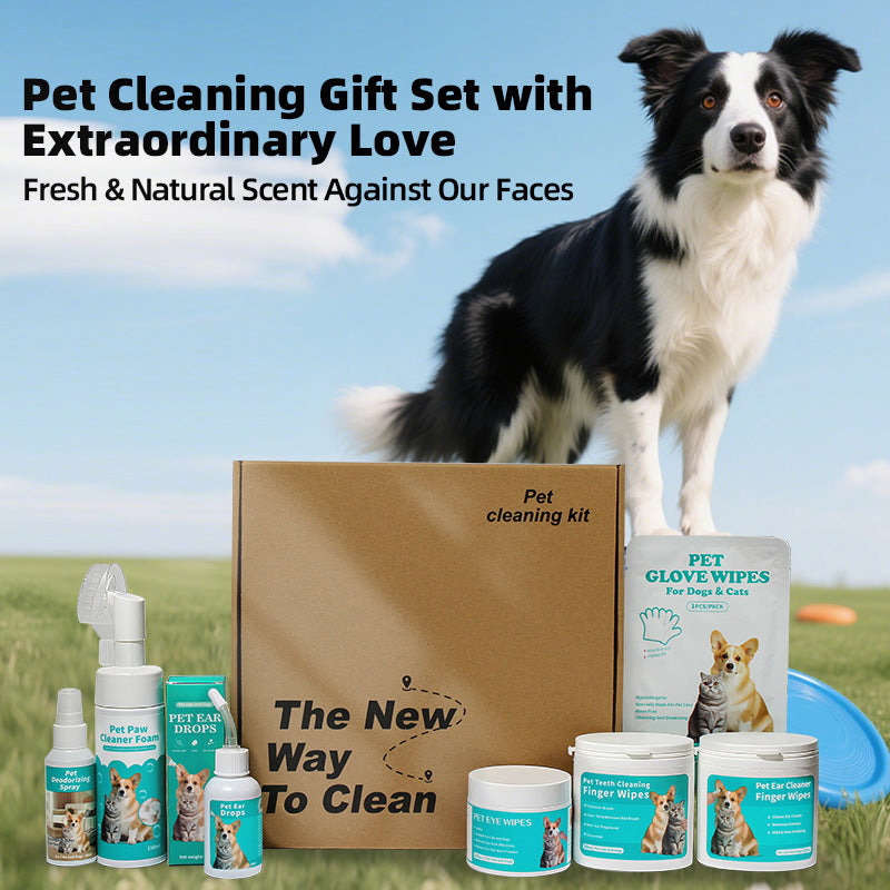 Moisturizing pet cleaning wipes gift box for dogs and cats - Offkind