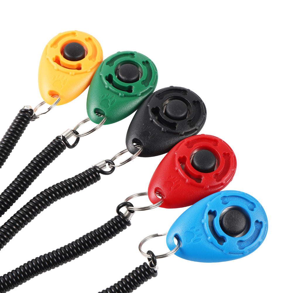 Adjustable Dog Training Clicker with Keychain Strap Offkind.
