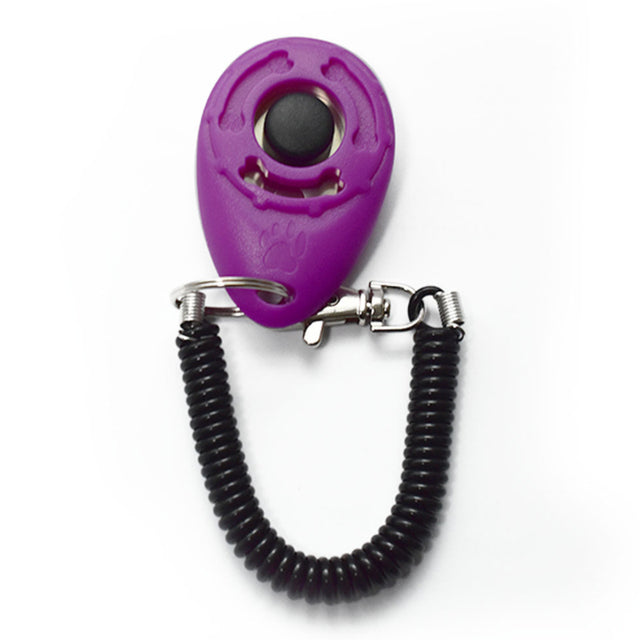 Adjustable Dog Training Clicker with Keychain Strap Offkind.