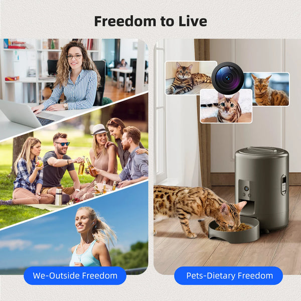 Smart Pet Feeder with Camera