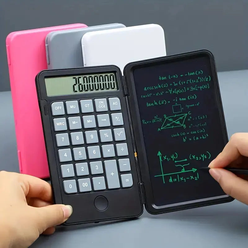 Foldable LCD Calculator Compact Desktop & Travel Calculator