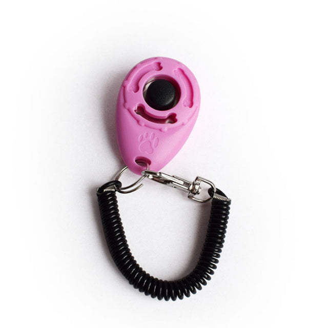 Adjustable Dog Training Clicker with Keychain Strap Offkind.