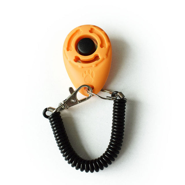 Adjustable Dog Training Clicker with Keychain Strap Offkind.