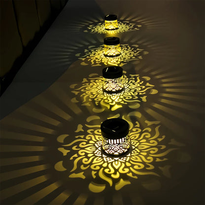 Solar Glow Garden Lights | Decorative Outdoor Solar Stake Lights