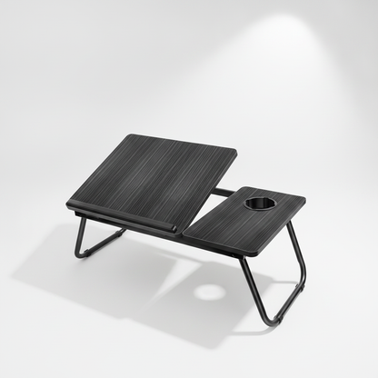 Portable laptop lap desk with cup holder and non-slip base — Offkind