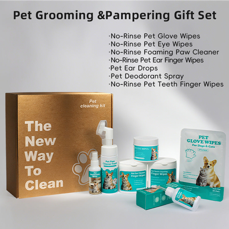 Moisturizing pet cleaning wipes gift box for dogs and cats - Offkind