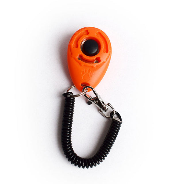 Adjustable Dog Training Clicker with Keychain Strap Offkind.
