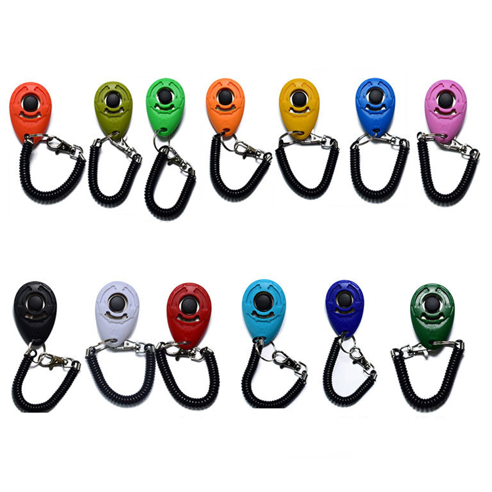 Adjustable Dog Training Clicker with Keychain Strap Offkind.