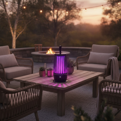 silent USB-powered mosquito zapper UV light trap